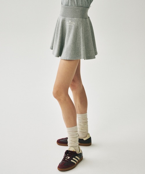 Mardi Mercredi(マルディメクルディ)の「FLARE MINI SKIRT ORIGINALIS 25 / フレア ミニ スカート オリジナルス 25(スカート・レディース・クリーム/グレー・FREE)」の6枚目の写真