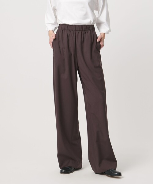 LOEFF（ロエフ）の「＜LOEFF＞トロピカルウール ハーレム パンツ（その他パンツ・レディース・ワイン/ブラウン系/ブラック・0/1）」の3枚目の写真
