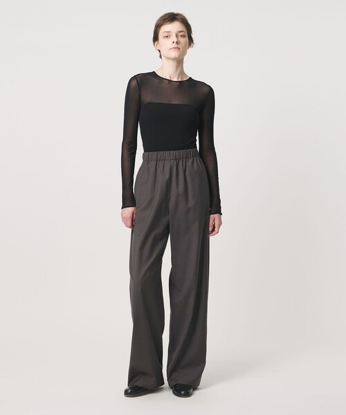 LOEFF(ロエフ)の「<LOEFF>トロピカルウール ハーレム パンツ(その他パンツ・レディース・ワイン/ブラウン系/ブラック・0/1)」の6枚目の写真