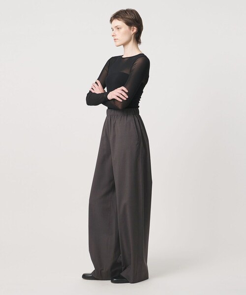 LOEFF(ロエフ)の「<LOEFF>トロピカルウール ハーレム パンツ(その他パンツ・レディース・ワイン/ブラウン系/ブラック・0/1)」の7枚目の写真