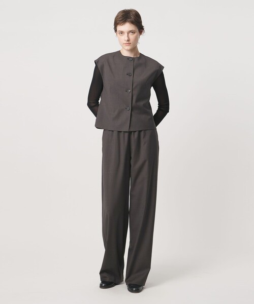 LOEFF(ロエフ)の「<LOEFF>トロピカルウール ハーレム パンツ(その他パンツ・レディース・ワイン/ブラウン系/ブラック・0/1)」の8枚目の写真