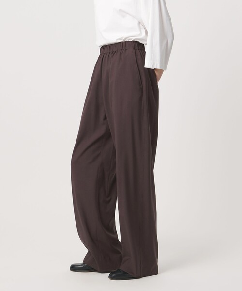LOEFF(ロエフ)の「<LOEFF>トロピカルウール ハーレム パンツ(その他パンツ・レディース・ワイン/ブラウン系/ブラック・0/1)」の9枚目の写真