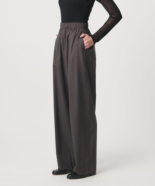 LOEFF（ロエフ）の「＜LOEFF＞トロピカルウール ハーレム パンツ（その他パンツ・レディース・ワイン/ブラウン系/ブラック・0/1）」の20枚目の写真