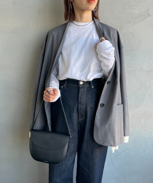 HANES（ヘインズ）の「【WEB先行予約】[HANES/ヘインズ] BEEFY ロングスリーブパックTシャツ（Tシャツ/カットソー・レディース・ブラック/ホワイト・L/M/S/XL）」の20枚目の写真