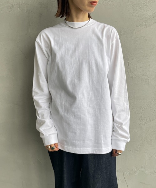 HANES（ヘインズ）の「【WEB先行予約】[HANES/ヘインズ] BEEFY ロングスリーブパックTシャツ（Tシャツ/カットソー・レディース・ブラック/ホワイト・L/M/S/XL）」の17枚目の写真