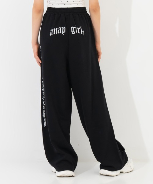 ANAP GiRL(アナップガール)の「クラッシュ スウェットパンツ(その他パンツ・キッズ・ホワイト/ブラック/ライトグレー・S/XS/M)」の10枚目の写真