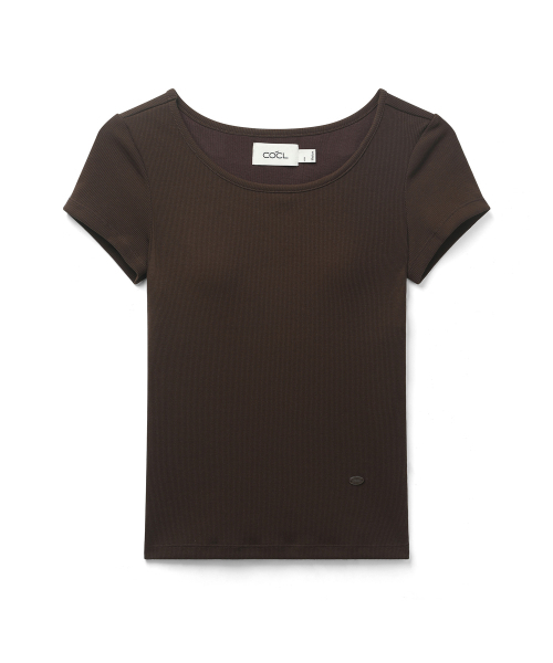 COSTUMEOCLOCK WOMAN（カスタムオクロック ウーマン）の「[キャップ内蔵] コンフォートUネックハーフTシャツ 10 COLOR COWTS001（Tシャツ/カットソー・レディース・ブラック/ダークブラウン/クリーム/ダークグレー/エメラルド/ライトグレー/ネイビー/レッド/スカイブルー/ホワイト・SMALL/MEDIUM）」の18枚目の写真