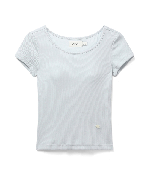 COSTUMEOCLOCK WOMAN（カスタムオクロック ウーマン）の「[キャップ内蔵] コンフォートUネックハーフTシャツ 10 COLOR COWTS001（Tシャツ/カットソー・レディース・ブラック/ダークブラウン/クリーム/ダークグレー/エメラルド/ライトグレー/ネイビー/レッド/スカイブルー/ホワイト・SMALL/MEDIUM）」の22枚目の写真