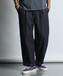 COOLMAX WIDE TAPERED EASY DENIM PANTS：クールマックス イージーワイドデニム / タック入り / ライトオンス