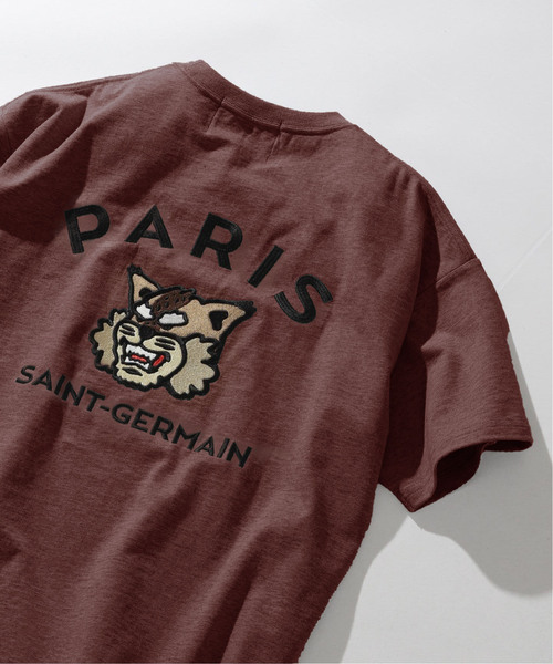 PARIS SAINT-GERMAIN(パリサンジェルマン)の「【Paris Saint-Germain】カレッジロゴ刺しゅう Tシャツ(Tシャツ/カットソー・メンズ・ホワイト/ブラウン/ブラック・LARGE/MEDIUM/SMALL/X-LARGE)」の3枚目の写真