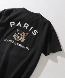 【Paris Saint-Germain】カレッジロゴ刺しゅう Tシャツ