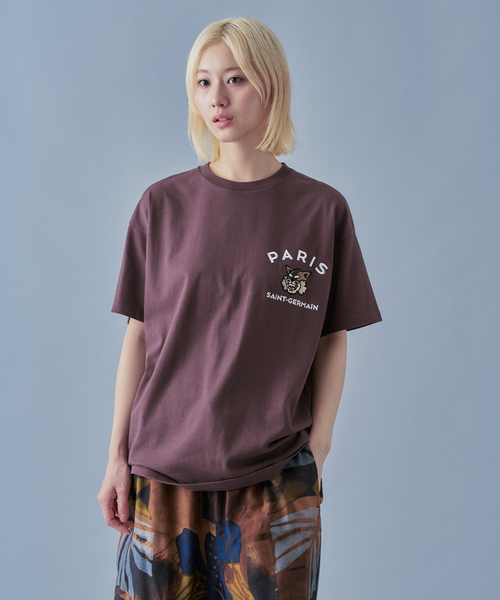 PARIS SAINT-GERMAIN(パリサンジェルマン)の「【Paris Saint-Germain】カレッジロゴ刺しゅう Tシャツ(Tシャツ/カットソー・メンズ・ホワイト/ブラウン/ブラック・LARGE/MEDIUM/SMALL/X-LARGE)」の14枚目の写真