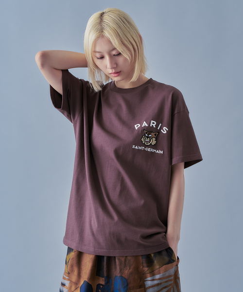 PARIS SAINT-GERMAIN(パリサンジェルマン)の「【Paris Saint-Germain】カレッジロゴ刺しゅう Tシャツ(Tシャツ/カットソー・メンズ・ホワイト/ブラウン/ブラック・LARGE/MEDIUM/SMALL/X-LARGE)」の15枚目の写真
