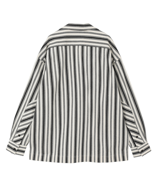 CURRENTAGE(カレンテージ)の「Multi stripe open collar shirt(MEN'S)(シャツ/ブラウス・メンズ・その他/マルチ・3)」の8枚目の写真
