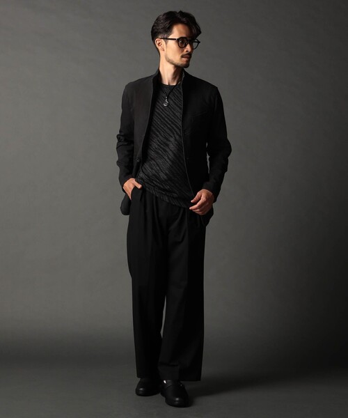 NICOLE CLUB FOR MEN(ニコルクラブフォーメン)の「2インタックワイドイージーパンツ(その他パンツ・メンズ・ブラウン/ブラック・X-LARGE/LARGE/MEDIUM/SMALL)」の15枚目の写真