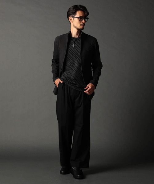 NICOLE CLUB FOR MEN(ニコルクラブフォーメン)の「2インタックワイドイージーパンツ(デニムパンツ・メンズ・ブラウン/ブラック・X-LARGE/LARGE/MEDIUM/SMALL)」の7枚目の写真