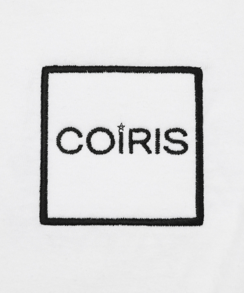 COIRIS（コイリス）の「バミパッチワークロングスリーブTシャツ（2カラー）（Tシャツ/カットソー・レディース・ブラック/ホワイト・FREE）」の5枚目の写真