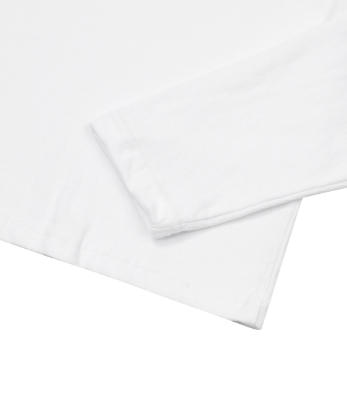 COIRIS（コイリス）の「バミパッチワークロングスリーブTシャツ（2カラー）（Tシャツ/カットソー・レディース・ブラック/ホワイト・FREE）」の7枚目の写真