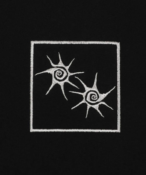 COIRIS（コイリス）の「バミパッチワークロングスリーブTシャツ（2カラー）（Tシャツ/カットソー・レディース・ブラック/ホワイト・FREE）」の10枚目の写真