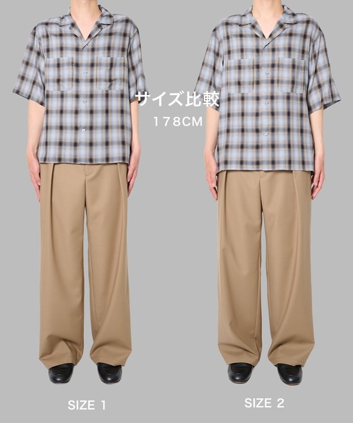 STUDIOUS(ステュディオス)の「【STUDIOUS】CupraAmunzen short sleeve shirts / 放熱素材 / 放湿素材 / 接触冷感 / キュプラショートスリーブシャツ(シャツ/ブラウス・メンズ・ベージュ/ブラウン/ネイビー・1/2)」の16枚目の写真