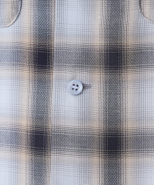 STUDIOUS(ステュディオス)の「【STUDIOUS】CupraAmunzen short sleeve shirts / 放熱素材 / 放湿素材 / 接触冷感 / キュプラショートスリーブシャツ(シャツ/ブラウス・メンズ・ベージュ/ブラウン/ネイビー・1/2)」の7枚目の写真