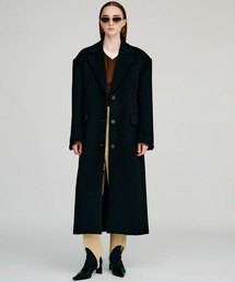 PRANK PROJECT | 【2026Autumn Pre-Order】カシミヤブレンドワイドショルダーコート / Cashmere Blend Wide Shoulder Coat(チェスターコート)