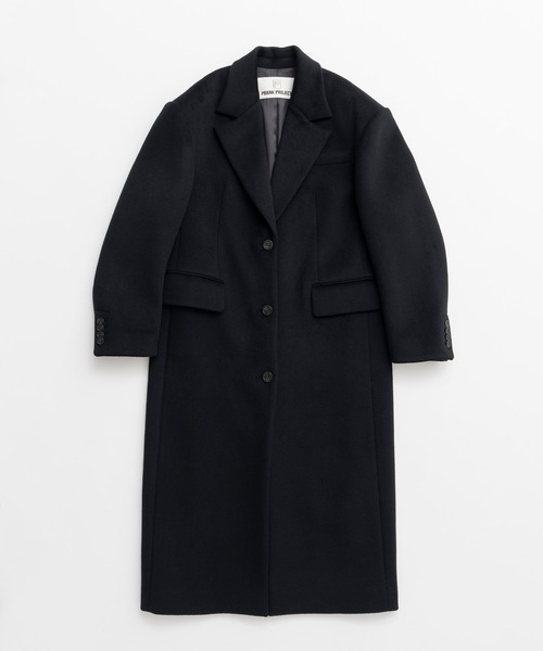 PRANK PROJECT(プランクプロジェクト)の「【2026Autumn Pre-Order】カシミヤブレンドワイドショルダーコート / Cashmere Blend Wide Shoulder Coat(チェスターコート・レディース・グレー/ブラウン/ブラック・36/38)」の13枚目の写真