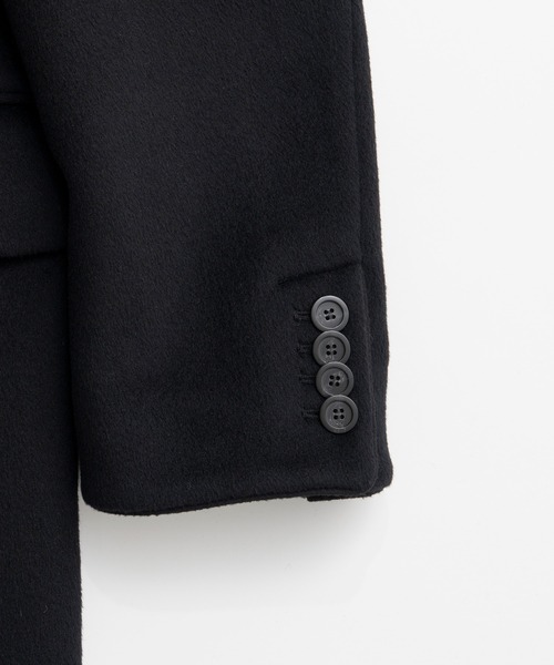 PRANK PROJECT(プランクプロジェクト)の「【2026Autumn Pre-Order】カシミヤブレンドワイドショルダーコート / Cashmere Blend Wide Shoulder Coat(チェスターコート・レディース・グレー/ブラウン/ブラック・36/38)」の17枚目の写真