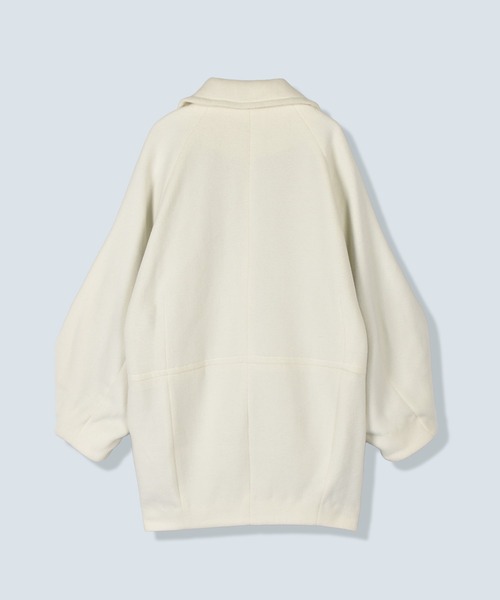 OMMO(オーエムエムオー)の「WRAP CUFF OVER COAT(その他アウター・レディース・グレー/ホワイト/ブラック・38/36)」の17枚目の写真