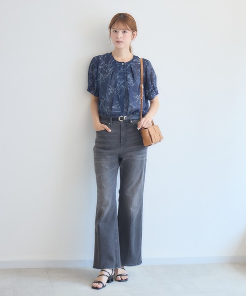 KATHARINE ROSS(キャサリンロス)の「ストレッチフレアデニムパンツ(デニムパンツ・レディース・ブラック・MEDIUM/SMALL)」の5枚目の写真