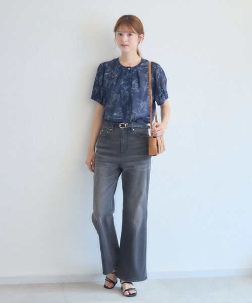 KATHARINE ROSS(キャサリンロス)の「ストレッチフレアデニムパンツ(デニムパンツ・レディース・ブラック・MEDIUM/SMALL)」の6枚目の写真