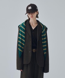 soerte | Classic Wool Blend Tweed 3B Jacket / クラシックウールブレンド３ボタンジャケット(テーラードジャケット)
