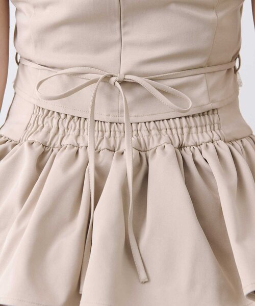 Belle Charme(ベルシャルム)の「【Belle Charme】Lace Hem Puff Tops(シャツ/ブラウス・レディース・ブラック/ベージュ・FREE)」の22枚目の写真