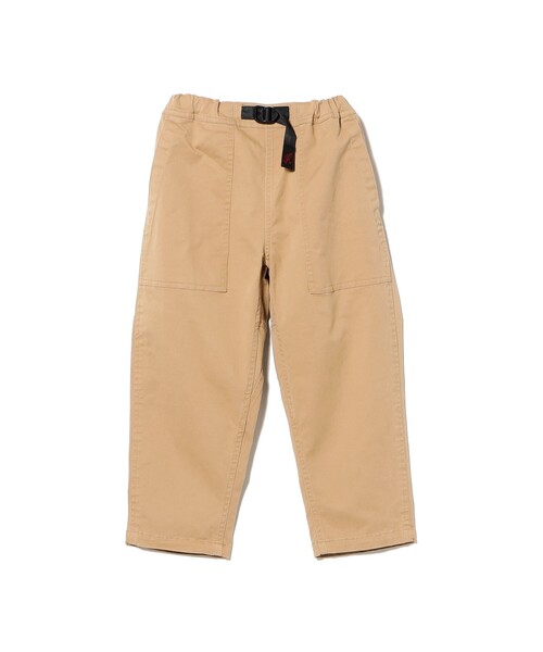 こども ビームス(コドモビームス)の「GRAMICCI / キッズ ルーズ テーパード パンツ 2026FW (140~150cm)キッズパンツ ルーズシルエット ストレッチツイル ガセットクロッチ クライミングパンツ キッズボトムス ウエストゴム 子供服 通園通学 ロングパンツ ジュニア服(その他パンツ・キッズ・ブラック/ベージュ・150/140)」の2枚目の写真