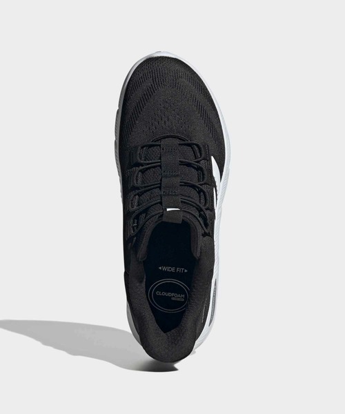 adidas（アディダス）の「CLOUDFOAM フレックス ラピッドフィット / CLOUDFOAM FLEX RAPIDFIT / アディダス adidas（スニーカー・メンズ・ブラック×ホワイト・24.5cm/25.0cm/25.5cm/26.0cm/26.5cm/27.0cm/27.5cm/28.0cm/28.5cm/29.0cm）」の2枚目の写真