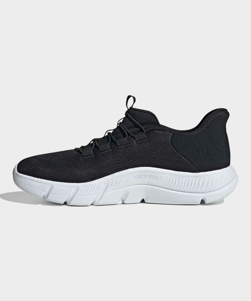adidas（アディダス）の「CLOUDFOAM フレックス ラピッドフィット / CLOUDFOAM FLEX RAPIDFIT / アディダス adidas（スニーカー・メンズ・ブラック×ホワイト・24.5cm/25.0cm/25.5cm/26.0cm/26.5cm/27.0cm/27.5cm/28.0cm/28.5cm/29.0cm）」の6枚目の写真