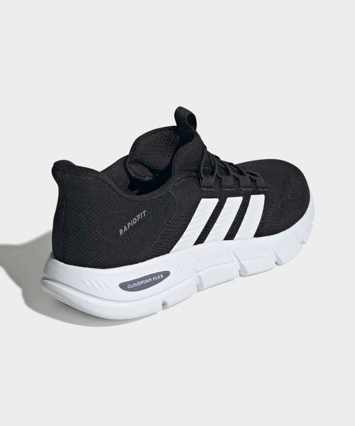 adidas（アディダス）の「CLOUDFOAM フレックス ラピッドフィット / CLOUDFOAM FLEX RAPIDFIT / アディダス adidas（スニーカー・メンズ・ブラック×ホワイト・24.5cm/25.0cm/25.5cm/26.0cm/26.5cm/27.0cm/27.5cm/28.0cm/28.5cm/29.0cm）」の5枚目の写真