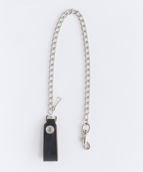 Schott（ショット）の「Schott/ショット WALLET CHAIN（ウォレットチェーン・メンズ・ブラック/ブラウン・FREE）」の2枚目の写真