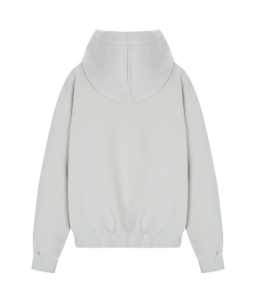 PLEASENOFOLLOW(プリーズノーフォロー)の「Bono patch Sweat Hoodie Zip Up (Sand Grey)(パーカー・レディース・その他・FREE)」の4枚目の写真