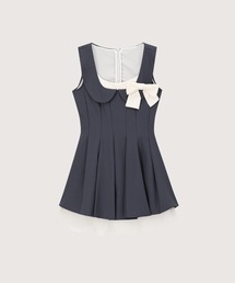 再販！人気No.1ワンピース Sailor Collar Waisted One Piece