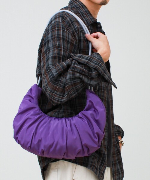 SML(エスエムエル)の「【SML/エスエムエル】CODE CROISSANT SHOULDER S ショルダーバッグ 撥水(ショルダーバッグ・メンズ・パープル・FREE)」の8枚目の写真