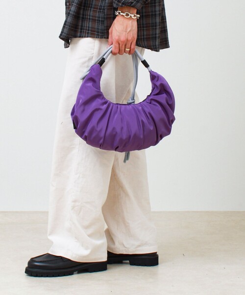 SML(エスエムエル)の「【SML/エスエムエル】CODE CROISSANT SHOULDER S ショルダーバッグ 撥水(ショルダーバッグ・メンズ・パープル・FREE)」の10枚目の写真