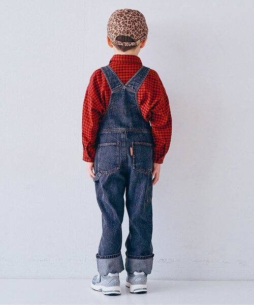 p.premier（ピードットプルミエ）の「【リンク】フランネルチェックオーバーシルエットシャツ（シャツ/ブラウス・キッズ・ブルー/グレー/イエロー/レッド・120/130/140/80/110/90/100）」の16枚目の写真