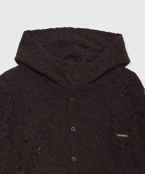 JOSE MOON(ジョゼムーン)の「HOODIE LACE SHIRTS(シャツ/ブラウス・レディース・レッド/ブラック/ホワイト/ブラウン・FREE)」の12枚目の写真