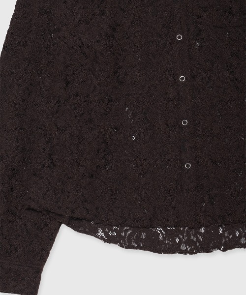 JOSE MOON(ジョゼムーン)の「HOODIE LACE SHIRTS(シャツ/ブラウス・レディース・レッド/ブラック/ホワイト/ブラウン・FREE)」の13枚目の写真