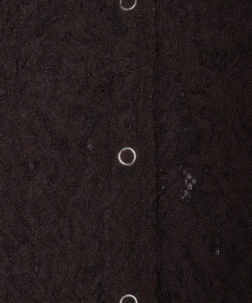 JOSE MOON(ジョゼムーン)の「HOODIE LACE SHIRTS(シャツ/ブラウス・レディース・レッド/ブラック/ホワイト/ブラウン・FREE)」の6枚目の写真