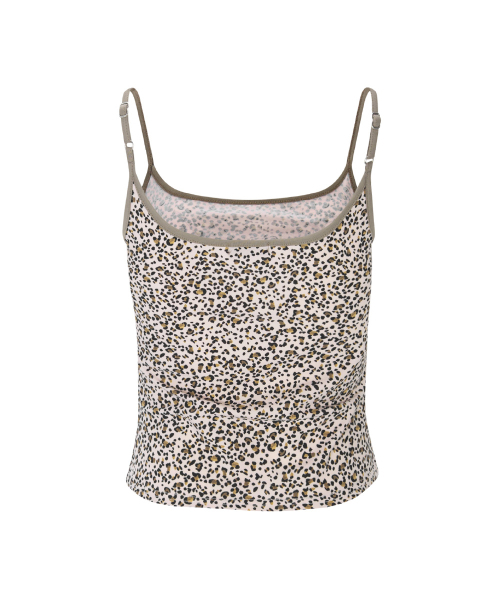 PLEASENOFOLLOW(プリーズノーフォロー)の「Kiki Leopard Sleeveless Top (Baby Pink)(Tシャツ/カットソー・レディース・その他・FREE)」の3枚目の写真