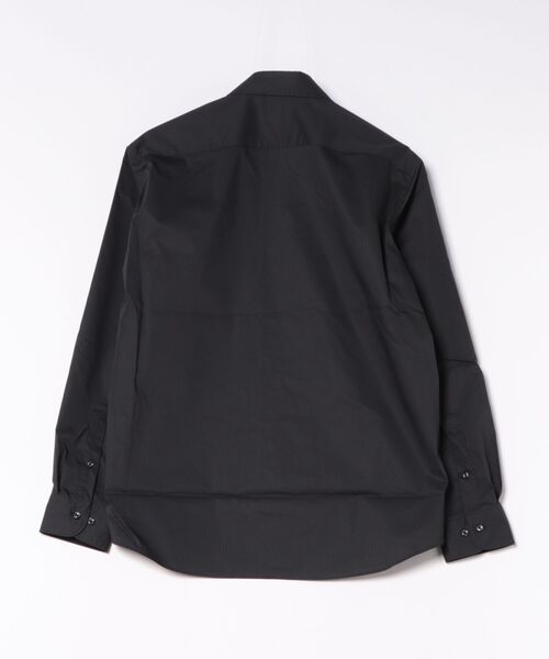TAKA-Q(タカキュー)の「シャツ 長袖 メンズ ストレッチ 綿混 ブロード ワイドカラー プリント 総柄 ゼブラ(シャツ/ブラウス・メンズ・ブラック・LARGE/X-LARGE/MEDIUM)」の2枚目の写真