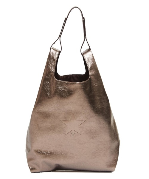 CONVERSE TOKYO(コンバーストウキョウ)の「2WAY METALLIC SHOPPING TOTE BAG(トートバッグ・レディース・シルバー/ゴールド×ブラウン/シルバー×ブラック・FREE)」の3枚目の写真