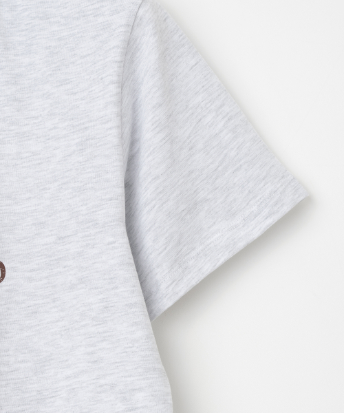 MILLO WOMEN（ミロウーマン）の「リトルポートレートTシャツ [ホワイトメランジ]（Tシャツ/カットソー・レディース・その他・ONE SIZE）」の5枚目の写真